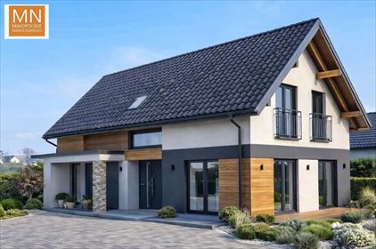 Nowoczesny dom 140 m² z garażem (spokojna okolica) dom Pietrzejowice