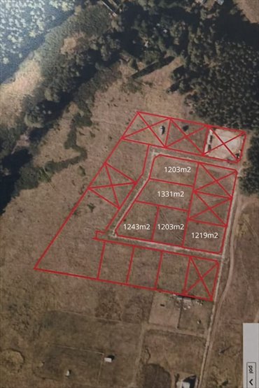 działka na sprzedaż 1203m2 działka Szczecin, Wielgowo