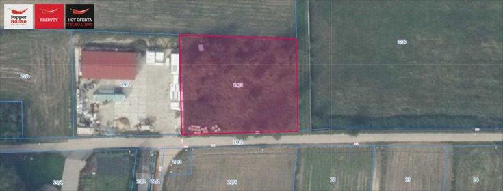 Działka budowlana 1604 m² w Łężycach, doświetlona i płaska działka Łężyce, Topolowa