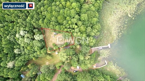 Działka rekreacyjna 600 m² z dostępem do jeziora - Gąski działka Gąski