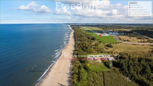 Działka nad morzem w Kołobrzegu, 2962 m², inwestycja działka Kołobrzeg, Brzeska