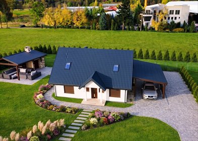 Nowoczesny dom z widokiem na Śnieżkę, 138 m², działka 1194 m² dom Miłków, Wiśniowa