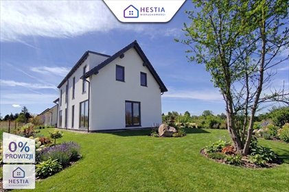 Nowoczesny bliźniak z ogrodem i miejscami postojowymi dom Wołczkowo, Lipowa