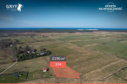 działka na sprzedaż 2190m2 działka Smołdziński Las