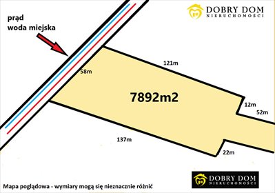 Działka 7892 m² z mediami i warunkami zabudowy działka Kołaki-Wietrzychowo