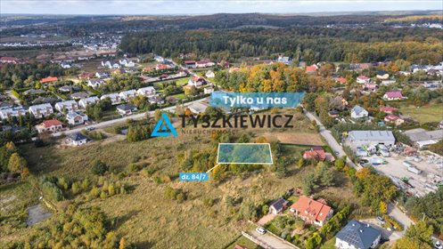 działka na sprzedaż 1099m2 działka Jankowo Gdańskie, Lipowa