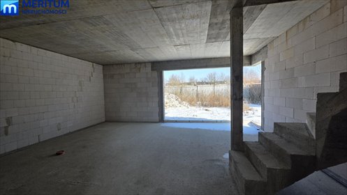 Nowoczesny segment z garażem, ogród 300m2, do wykończenia dom Grodzisk Mazowiecki