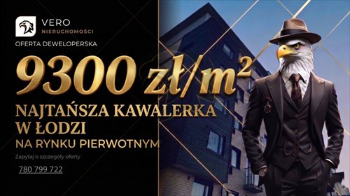 Inwestycyjne mieszkanie z ochroną VERO PROTECT w Łodzi mieszkanie Łódź, Śródmieście, wólczańska