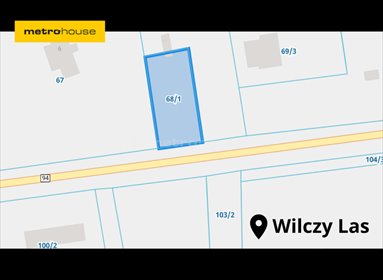 działka na sprzedaż 1200m2 działka Wilczy Las