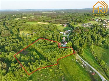 Działka pod zabudowę z dużą przestrzenią zieloną i dostępem do drogi działka Pogórska Wola