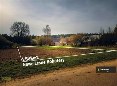 działka na sprzedaż 1609m2 działka Nowe Leśne Bohatery