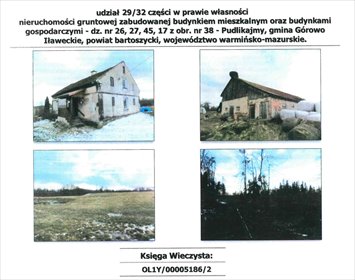 działka na sprzedaż 152430m2 działka Pudlikajmy