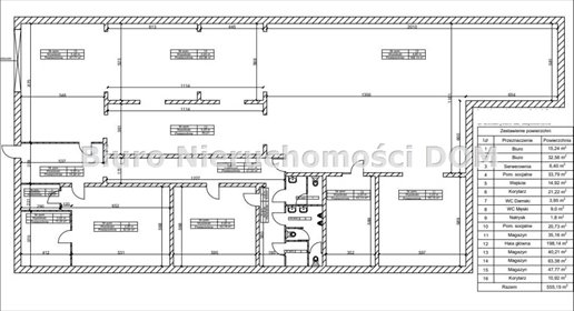 Nowoczesna hala magazynowa i produkcyjna 555 m² z biurami magazyn Częstochowa, Tysiąclecie