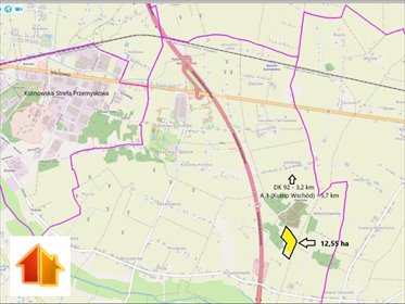 działka na sprzedaż 125500m2 działka Krzyżanów