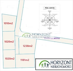 działka na sprzedaż 1181m2 działka Dobrzewino