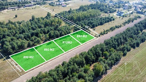 działka na sprzedaż 890m2 działka Leszczydół-Nowiny, Sosnowa