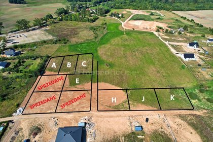 działka na sprzedaż 1001m2 działka Kukowo