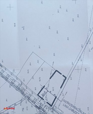 Działka 1000 m² pod dom z garażem lub działalność działka Magdalenka
