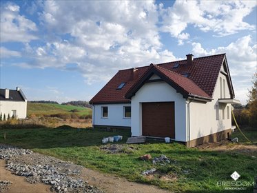 Nowoczesny dom 200m² z garażem i tarasem (Brąswałd) dom Brąswałd