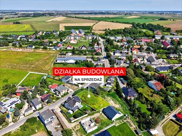 Dopiewiec: Działka 673m² | media | droga działka Dopiewiec, Kolejowa