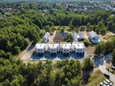 Dom bliźniaczy z garażem - ogród, pompa ciepła, 104,8 m² dom Wrocław, Ratyń, Trzmielowicka