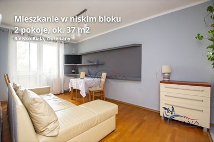 Mieszkanie 37,4 m² z balkonem na Złotych Łanach zapraszam mieszkanie Bielsko-Biała, Osiedle Złote Łany