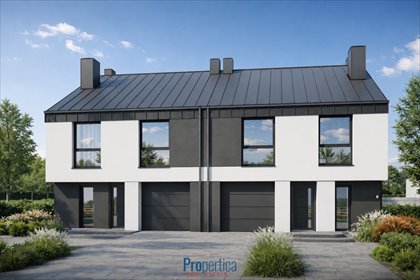 Dom bliźniak 130,8 m² w Borzęcinie Dużym - polecam dom Borzęcin Duży, Ukośna