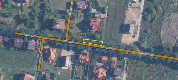 Działka 217 m² przy drodze gminnej w Brzeszczach działka Brzeszcze, Brzeszcze, Partyzantów