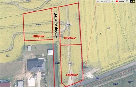 działka na sprzedaż 1069m2 działka Gardeja