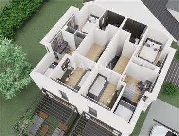 Nowoczesny dom Passivhaus z 2 miejscami parkingowymi dom Góraszka