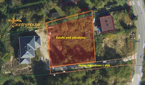 działka na sprzedaż 1334m2 działka Gdynia, Wielki Kack, Źródło Marii