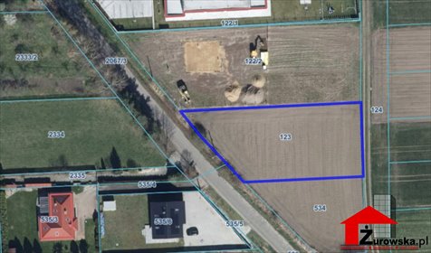 Działka 1557 m² z mediami, MU-1, Brzezina działka Brzezina