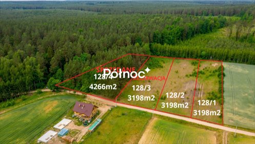 działka na sprzedaż 3198m2 działka Kopisk