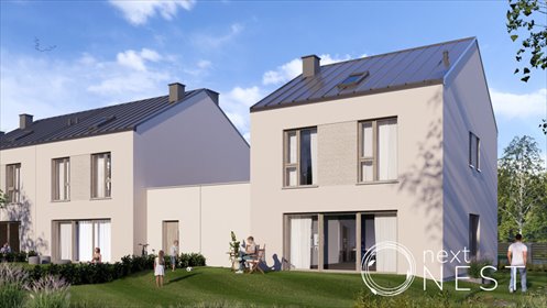 Segment bliźniak 138m2 bez PCC, garaż, ogródek dom Wola Gołkowska