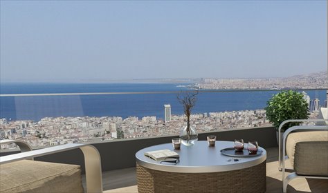 Luksusowe mieszkanie z widokiem na Zatokę, SPA i basen mieszkanie Izmir, Ege, Konak, Izmir