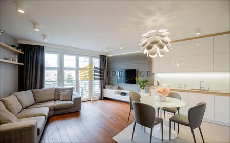 Na wynajem przestronne 78 m² apartament na Mokotowie z tarasem mieszkanie Warszawa, Mokotów, al. Wilanowska