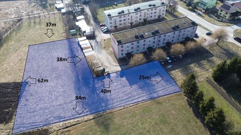 Działka inwestycyjna 0,36 ha z mediami (blisko rynku) działka Cieszanów, Osiedle Armii Krajowej