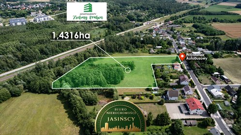 działka na sprzedaż 14316m2 działka Ciechanów, Marii Curie-Skłodowskiej