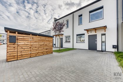 Na wynajem nowoczesny dom szeregowy 74,6 m² z klimatyzacją dom Łódź, Polesie, Brus, Fiołkowa