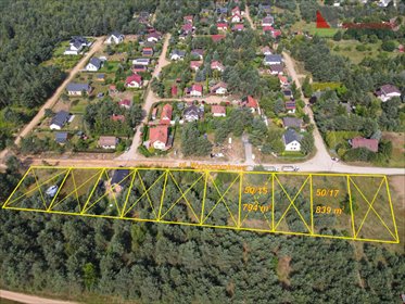 działka na sprzedaż 794m2 działka Stęszewko, Wypoczynkowa