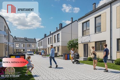 Nowoczesny dom 110 m² z ogródkiem na osiedlu premium. dom Kiełczów