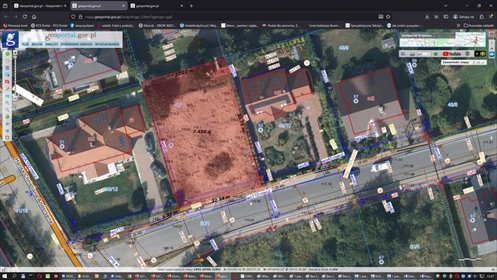 działka na sprzedaż 738m2 działka Szczecin, Osów, Hansa Christiana Andersena