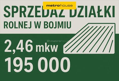 działka na sprzedaż 24618m2 działka Bojmie