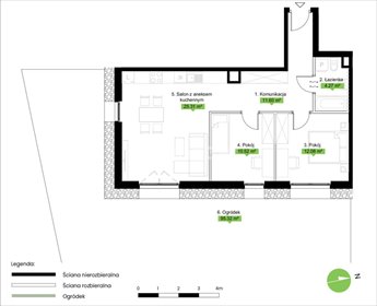 mieszkanie na sprzedaż 64m2 mieszkanie Poznań, Podolany, Jasielska