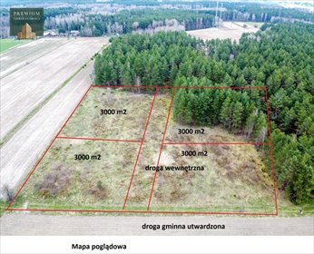 działka na sprzedaż 3000m2 działka Koźliki