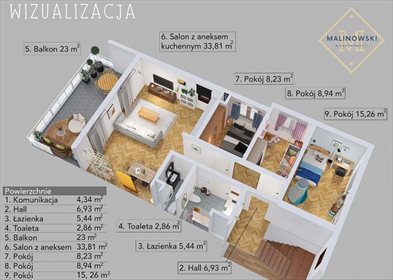 mieszkanie na sprzedaż 86m2 mieszkanie Warszawa, Białołęka, warszawa