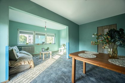 3 pokoje na 45,9 m² i okna na 3 strony świata mieszkanie Łódź, Górna, Kosmonautów