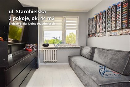 Przestronne 2-pokojowe mieszkanie z balkonem i piwnicą. mieszkanie Bielsko-Biała, Dolne Przedmieście
