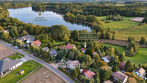 Działka 920 m² z domkiem letniskowym, ogród, zapraszam działka Jankowo Dolne, os. Wczasowe