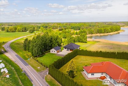 Na sprzedaż nowoczesny dom 160 m² nad jeziorem w Karsku dom Karsk, wieś